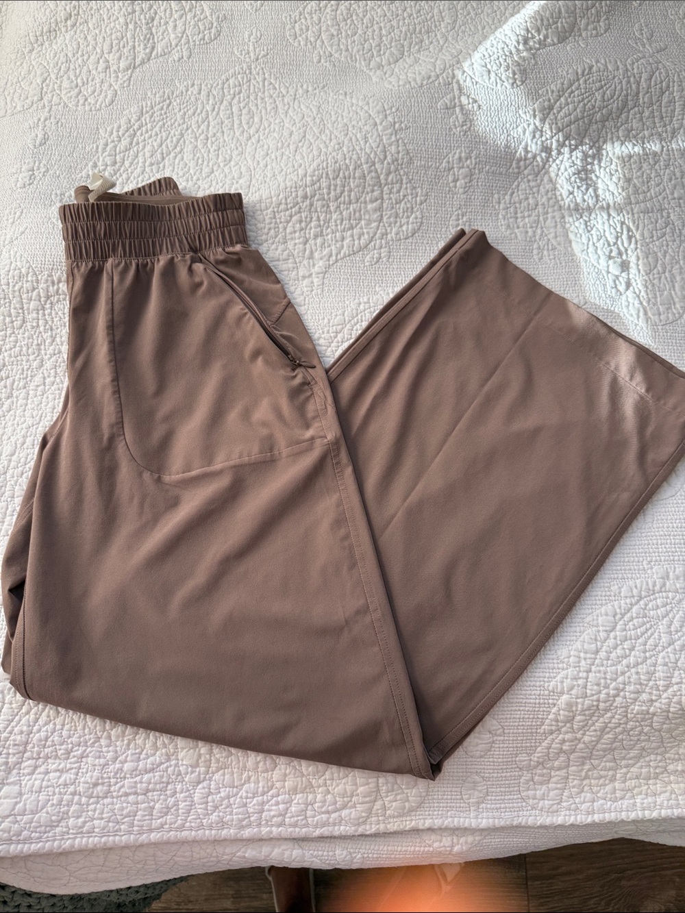 lululemon athletica Wide-Leg Brown Lounge Pants